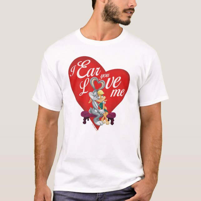 T-shirt BUGS BUNNY™ & Lola Bunny - Je Sais Que Vous M'Aime (Devant)