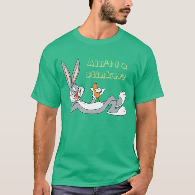 T-shirt BUGS BUNNY™ Lying Down Eating Carrot (Devant)