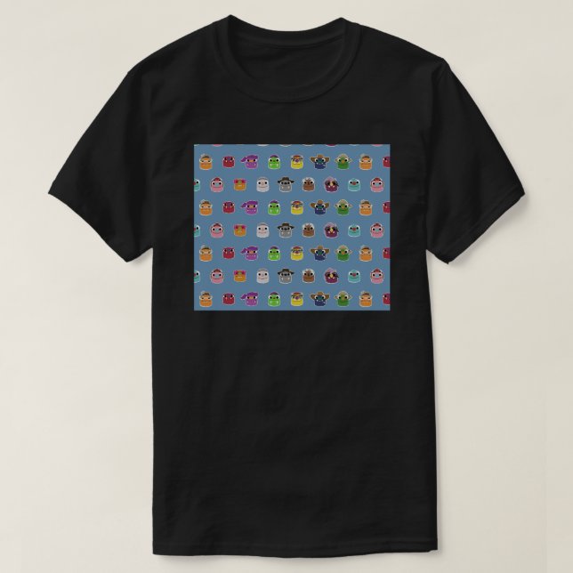 T-shirt Bugsnax - Tous les grooms Jeter la couverture (Design devant)
