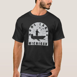 T-shirt Buhl Lakes Fishing Michigan