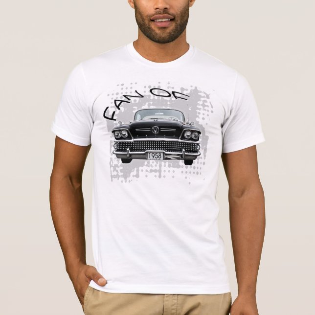 T-shirt buick 1958 (personnaliser il) (Devant)