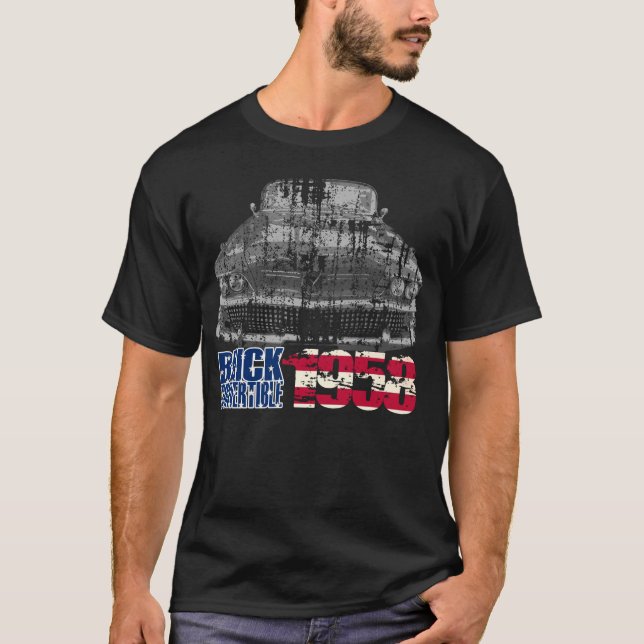T-shirt Buick Côte d'Azur Convertible en 1958 (Devant)