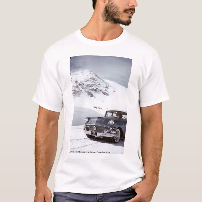 T-shirt Buick et les Rocheuses (Devant)