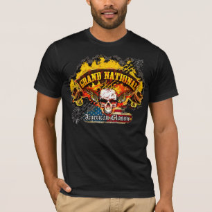 T-shirt Buick Grand National - drapeau de crâne de