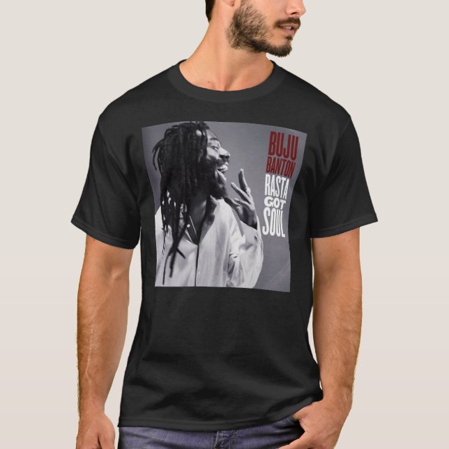 T-shirt Buju Banton Rasta Got Soul  (Devant)