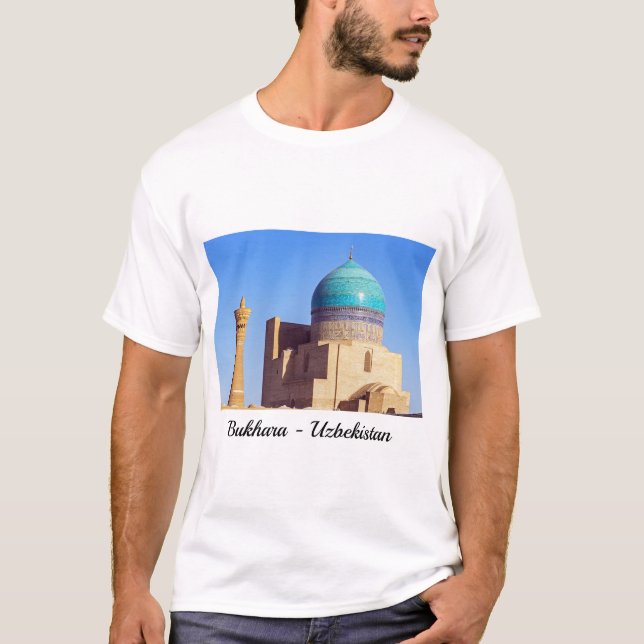 T-shirt Bukhara, Ouzbékistan - mosquée Kalyan (Devant)