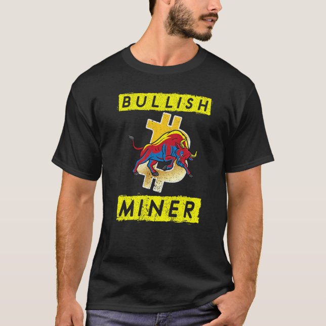 T-shirt Buler Miner Btc Trader Crypto Devise Hodl Defi (Devant)