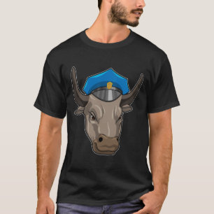 T-shirt Bull agent de police Police