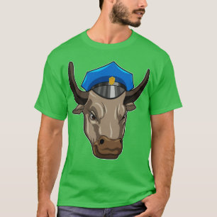 T-shirt Bull agent de police Police