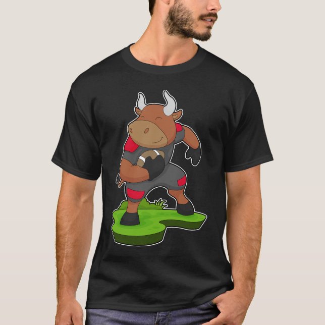T-shirt Bull American Football Sports (Devant)