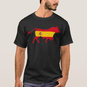 T-shirt Bull Aux Couleurs Du Drapeau D'Espagne