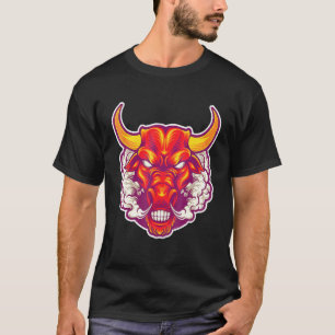 T-shirt Bull Bête féroce Wild Animal Bullfight Anim