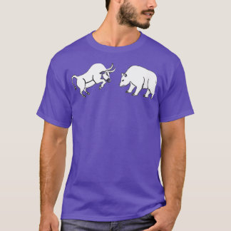 T-shirt Bull et ours Stock marché Forex Trader