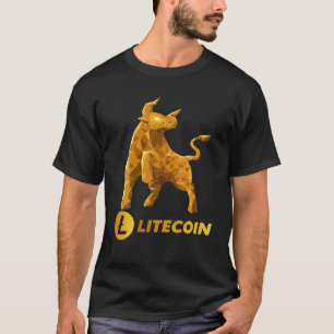 T-shirt Bull Market Litecoin LTC Coin À La Lune Crypto T