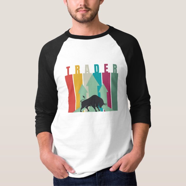 T-shirt Bull market Trader | Simple design  (Devant)