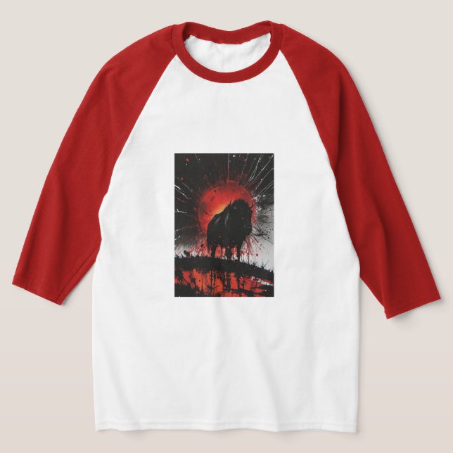 T-shirt Bull Raglan (Poser)