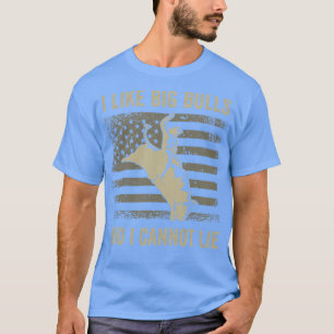 T-shirt Bull Rider Rodeo Bull Rider Western J'aime Big Bu