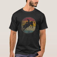Bull Riding Cowboy Cadeau Retro Style Vintage Funn