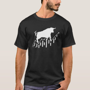 T-shirt Bull Stock Marché Investisseur Stock Jour de négoc