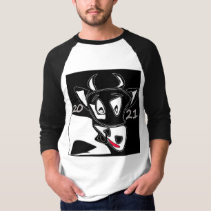 T-shirt Bull symbole Nouvel An 2021 calendrier chinois noi