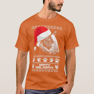 T-shirt Bull Terrier Cute Joyeux Noël