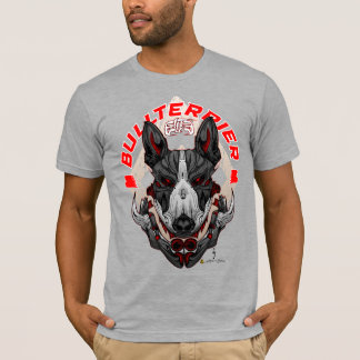 T-shirt BULL TERRIER Cyberpunk Samurai Elite