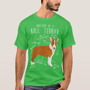 T-shirt Bull Terrier Dog Anatomie 2