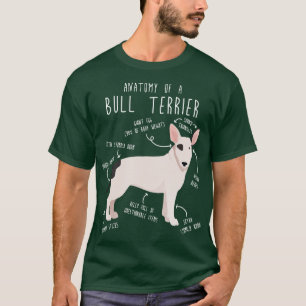 T-shirt Bull Terrier Dog Anatomie 3