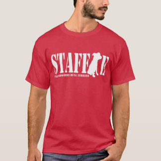 T-shirt Bull-terrier du Staffordshire - chemise/blanc de