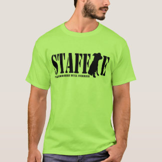 T-shirt Bull-terrier du Staffordshire - chemise/noir de