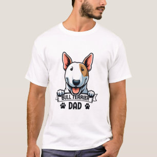 T-shirt Bull Terrier Papa