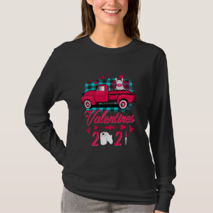 T-shirt Bull Terrier Visage Masque Valentines Jour 2021 Ca