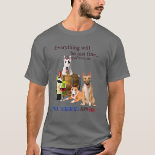 T-shirt Bull Terriers Drôle Chien Retro Style Cadeaux Qui