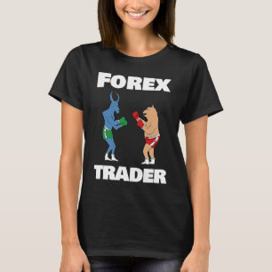T-shirt Bull vs Bear Forex Trader Illustration forex