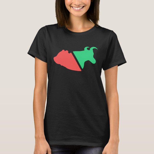 T-shirt Bull vs Bear Stock Investor & Trader in Finance (Devant)