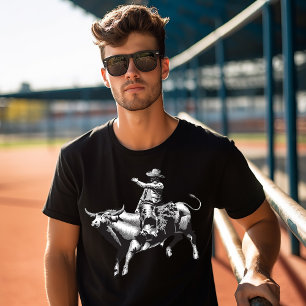 T-shirt Bull Wrangling