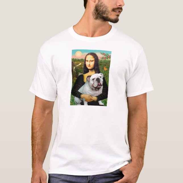 T-shirt Bulldog 9 anglais - Mona Lisa (Devant)