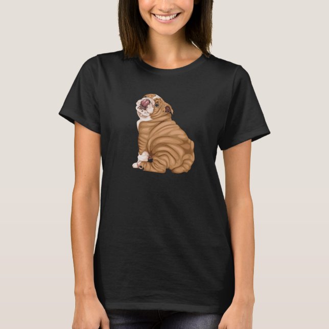 T-shirt Bulldog anglais (Devant)