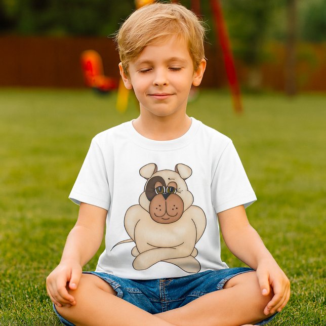 T-shirt Bulldog avec les grands yeux (Créateur téléchargé)