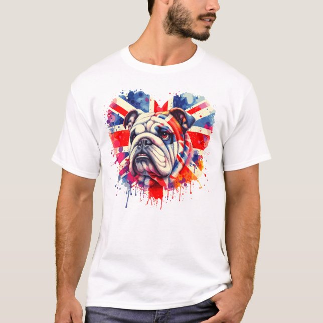 T-shirt Bulldog britannique (Devant)