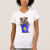 Bulldog Bucket Of Love Blue