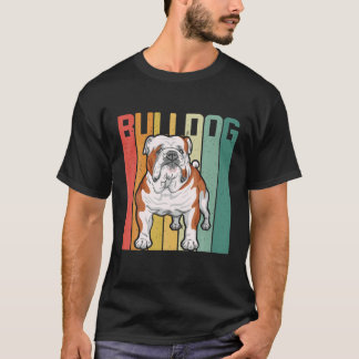 T-shirt Bulldog - Bulldog Vintage rétro