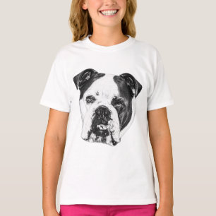 T-shirt Bulldog Close Up Tee