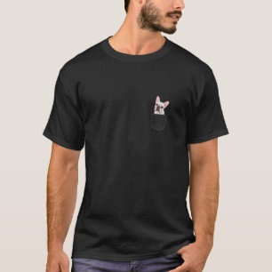 T-shirt BULLDOG FRANÇAIS Dans Une Pocket Cute Chien FRENCH