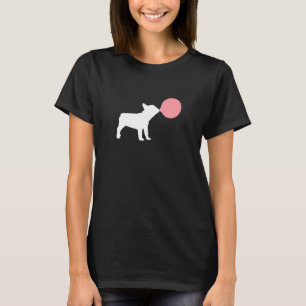 T-shirt Bulldog français souffle la bulle