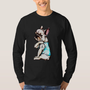 T-shirt Bulldog I Love Maman Tattoo Best For Bulldog