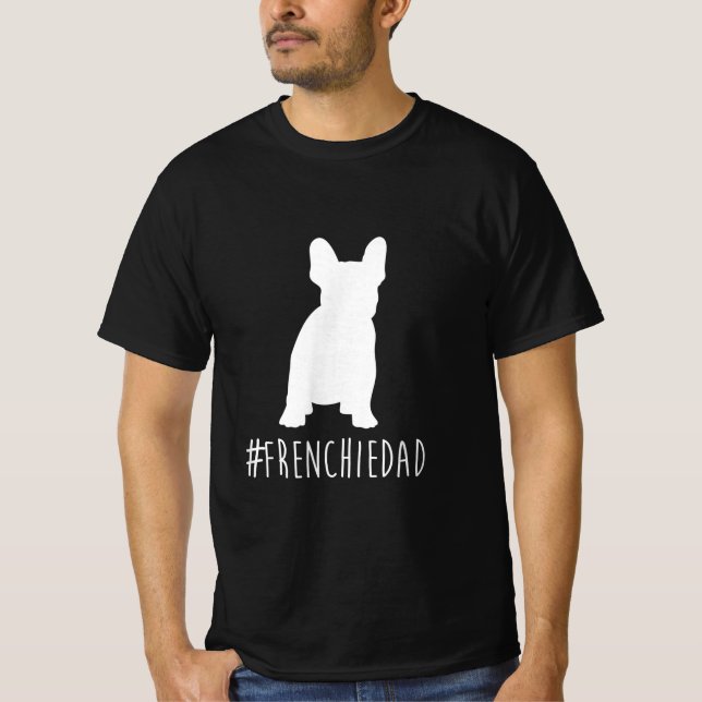 T-shirt Bulldog Lover | Frenchie Papa Français Bulldog Pap (Devant)