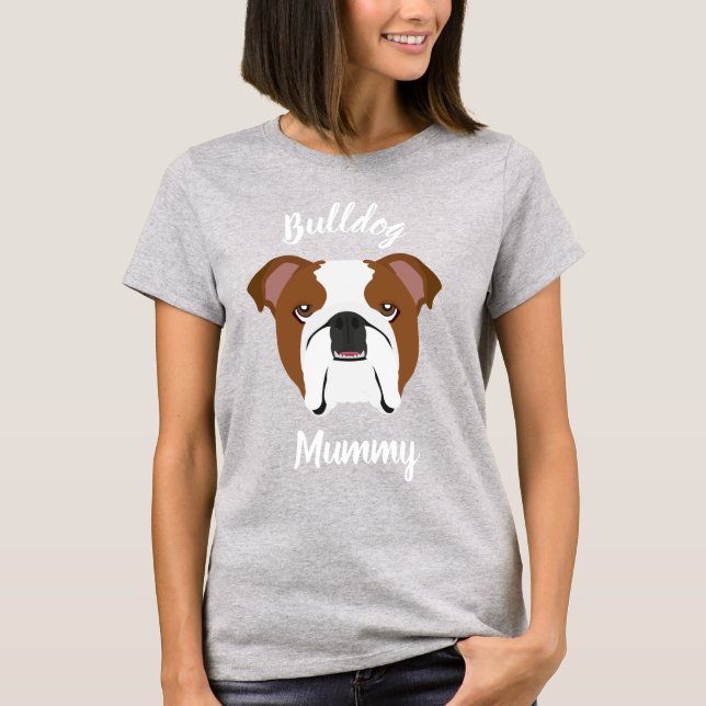 T-shirt Bulldog Mummy (Devant)