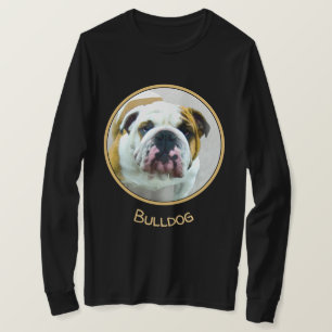 T-shirt Bulldog Painting - Joli art original chien
