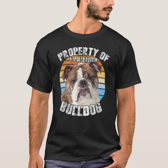 T-shirt Bulldog Property Of (Devant)